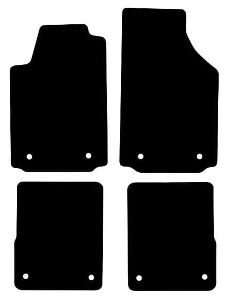 Dywaniki Ciemny brąz do Audi A2 (2000-2005) Design Dywaniki Ciemny brąz do Audi A2 (2000-2005) Design