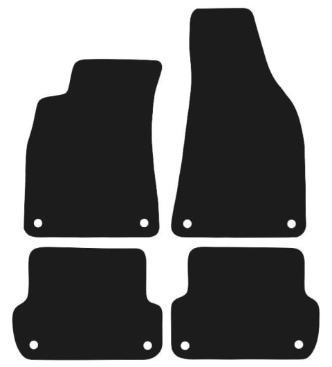 Dywaniki Ciemny brąz do Audi A4 B6 B7 (2000-2008) Design Dywaniki Ciemny brąz do Audi A4 B6 B7 (2000-2008) Design