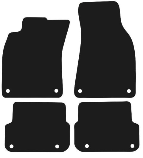 Dywaniki Ciemny brąz do Audi A6 C6 (2006-2011) Design Dywaniki Ciemny brąz do Audi A6 C6 (2006-2011) Design