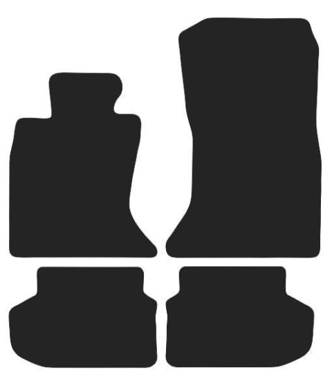 Dywaniki Ciemny brąz do BMW 5 F10 Sedan xDrive (2013-2017) Design