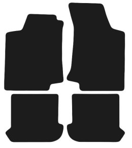 Dywaniki Ciemny brąz do VW Golf III (1992-1999) Design