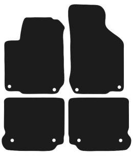 Dywaniki Ciemny brąz do VW Jetta IV (1998-2005) Design