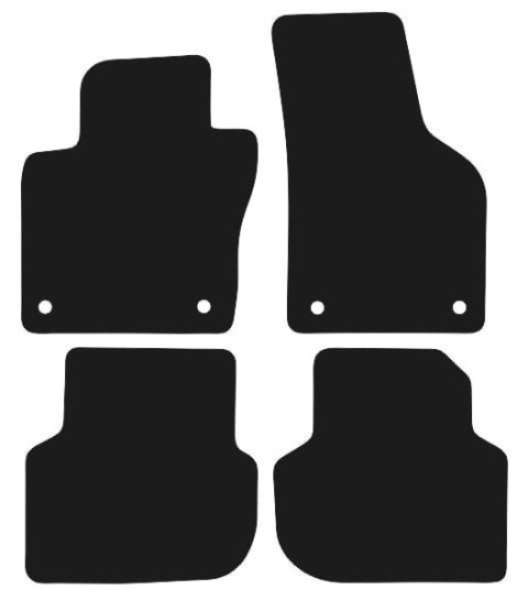 Dywaniki Ciemny brąz do VW Jetta VI (2011-2018) Design