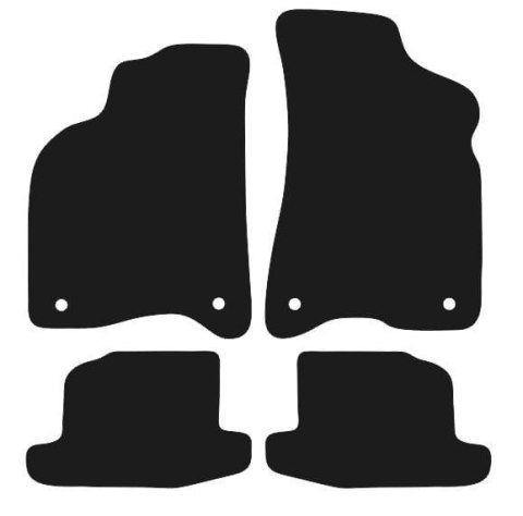 Dywaniki Ciemny brąz do VW Lupo (1998-2005) Design