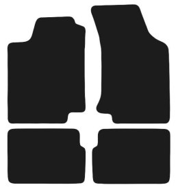 Dywaniki Ciemny brąz do VW Passat B3 (1988-1993) Design