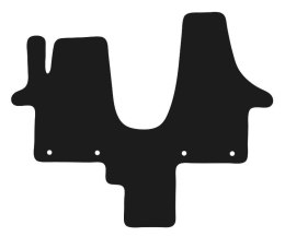 Dywaniki Ciemny brąz do VW T5 Multivan (2003-2015) Design