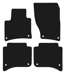 Dywaniki Ciemny brąz do VW Touareg II (2010-2018) Design