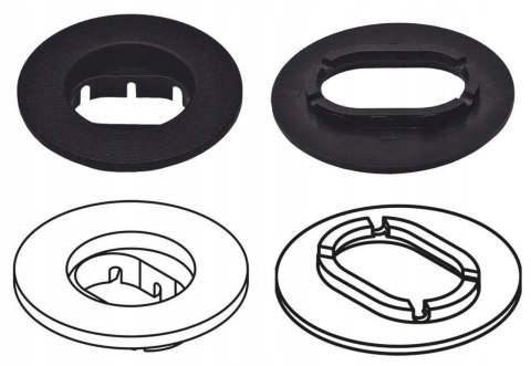 Dywaniki Ciemny brąz do VW Touran I 5 os. (2003-2010) Design