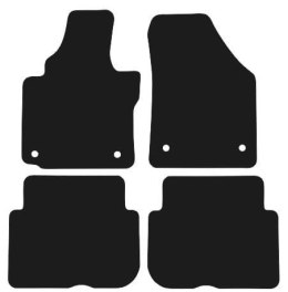 Dywaniki Ciemny brąz do VW Touran I Lift 5 os. (2010-2015) Design