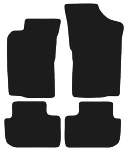 Dywaniki Granatowe do Alfa Romeo GT (2003-2010) Design