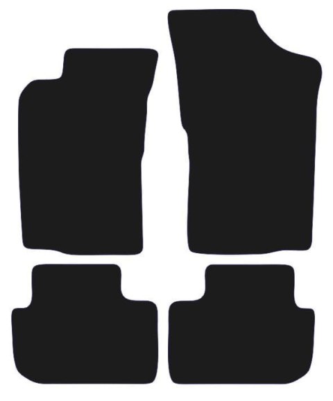 Dywaniki Granatowe do Alfa Romeo GT (2003-2010) Design