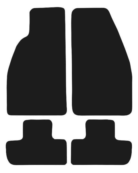 Dywaniki Granatowe do Alfa Romeo GTV (1995-2005) Design