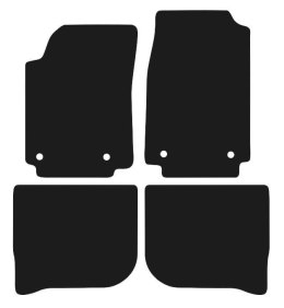 Dywaniki Granatowe do Audi 100 C4 (1990-1994) Design
