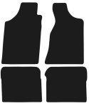 Dywaniki Granatowe do Audi 80 B4 Avant (1992-1996) Design