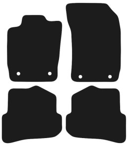 Dywaniki Granatowe do Audi A1 I 8X (2010-2018) Design