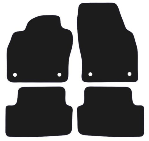 Dywaniki Granatowe do Audi A1 II GB (2018- Design