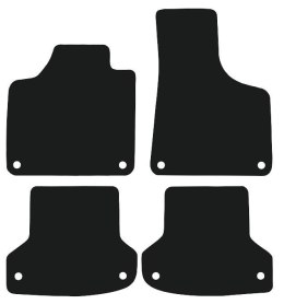 Dywaniki Granatowe do Audi A3 8P (2003-2013) Design