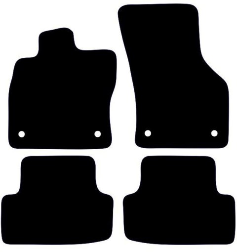 Dywaniki Granatowe do Audi A3 8Y (2020- Design