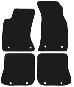 Dywaniki Granatowe do Audi A4 B5 (1994-2001) Design