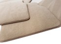 Dywaniki Welurowe do Renault Laguna III Kombi (2007-2015) Jasny Beż Comfort