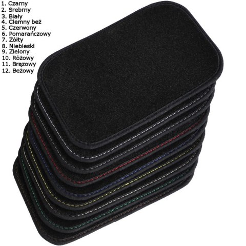 Dywaniki Welurowe do Suzuki SX4 (2006-2014) Czarny Comfort