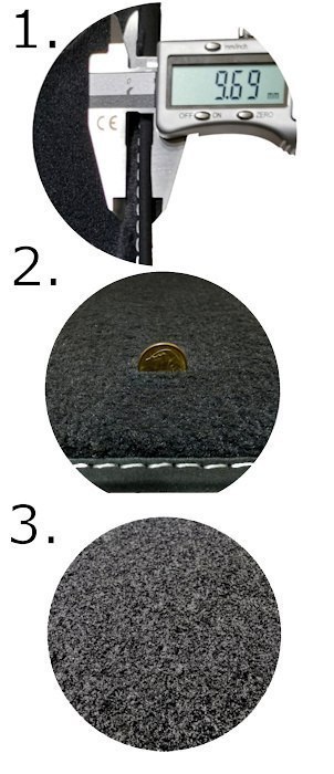 Dywaniki Welurowe do Suzuki SX4 (2006-2014) Czarny Comfort