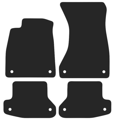 Dywaniki Granatowe do Audi A5 II F5 Coupe (2016- Design