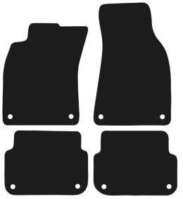 Dywaniki Granatowe do Audi A6 C6 (2004-2006) Design