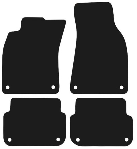 Dywaniki Granatowe do Audi A6 C6 (2004-2006) Design