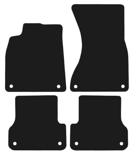 Dywaniki Granatowe do Audi A6 C7 (2011-2018) Design