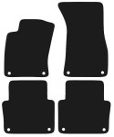 Dywaniki Granatowe do Audi A8 D3 Short (2002-2010) Design
