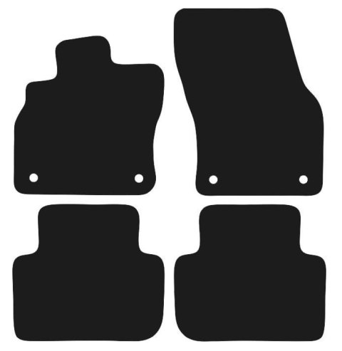 Dywaniki Granatowe do Audi Q3 II F3 (2018- Design