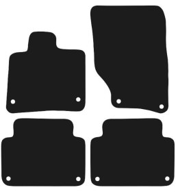 Dywaniki Granatowe do Audi Q7 I (2005-2015) Design