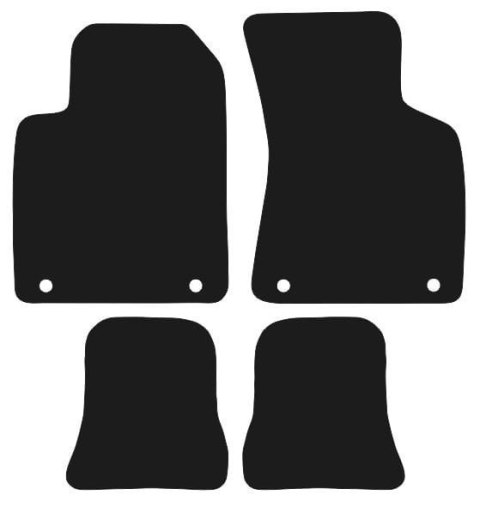 Dywaniki Granatowe do Audi TT I 8N Coupe (1998-2006) Design