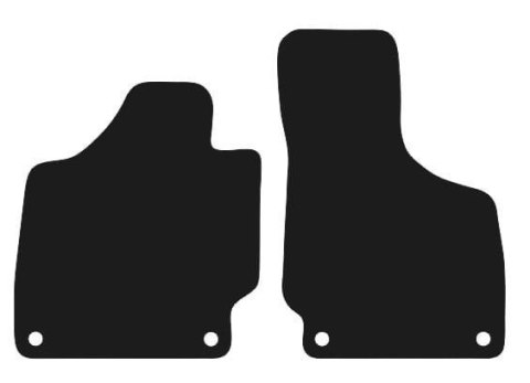 Dywaniki Granatowe do Audi TT II 8J Roadster (2006-2014) Design