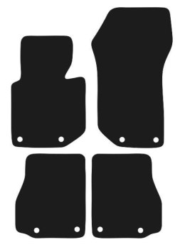 Dywaniki Granatowe do BMW 3 E36 Cabrio (1993-1999) Design