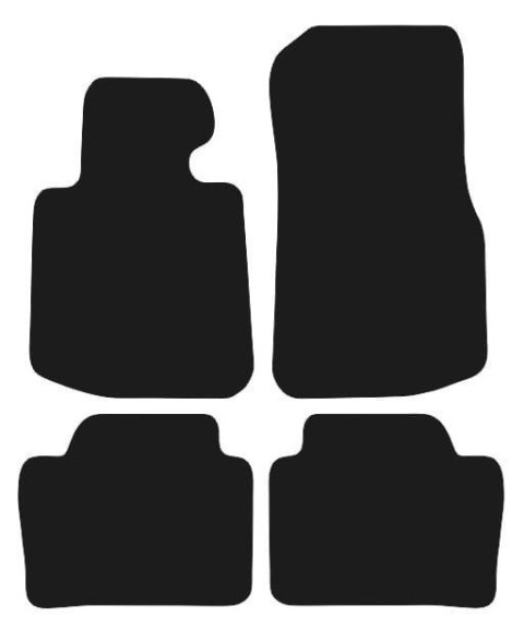 Dywaniki Granatowe do BMW 4 F36 Gran Coupe (2014-2021) Design