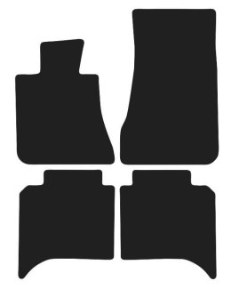 Dywaniki Granatowe do BMW 5 E28 (1980-1988) Design