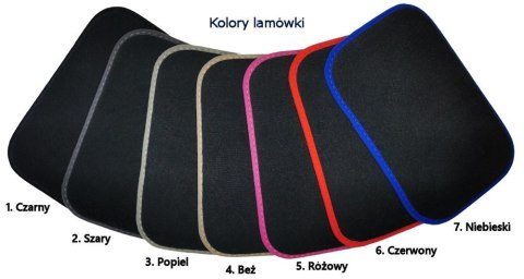 Dywaniki Welurowe do Honda Civic VIII 4d Sedan (2006-2011) Grafit Comfort