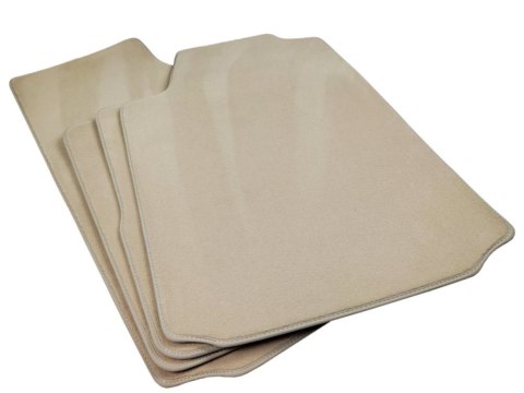 Dywaniki Welurowe do Seat Alhambra II 7 os. (2010-2020) Jasny beż Exclusive