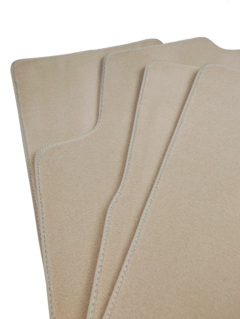 Dywaniki Welurowe do Seat Alhambra II 7 os. (2010-2020) Jasny beż Exclusive