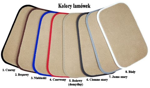 Dywaniki Welurowe do Smart Fortwo III (2014-2020) Jasny beż Exclusive