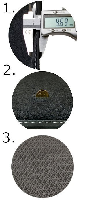 Dywaniki Welurowe do Dacia Duster II (2018- Grafit Prestige