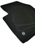 Dywaniki Welurowe do Honda Civic VIII 3d HB (2006-2008) Czarny Prestige