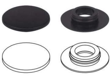 Dywaniki Welurowe do Mercedes CLS C219 4Matic (2004-2010) Czarny Prestige