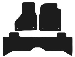 Dywaniki Ciemny brąz do Dodge RAM 1500 Short (2013-2018) Design