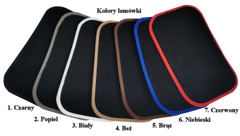 Dywaniki Welurowe do Seat Leon I (1999-2005) Czarny Prestige