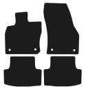 Dywaniki Welurowe do Skoda Karoq (2017- Czarny Prestige