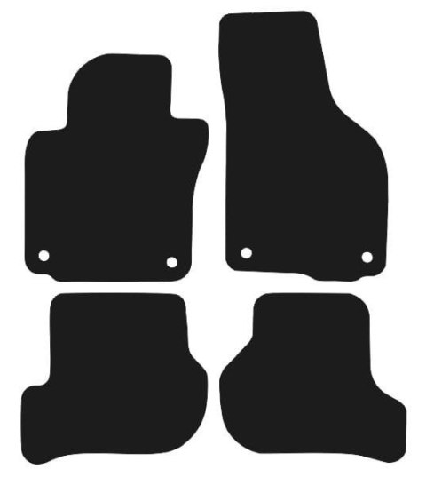 Dywaniki Welurowe do VW Jetta V (2005-2011) Czarny Prestige Dywaniki Welurowe do VW Jetta V (2005-2011) Czarny Prestige