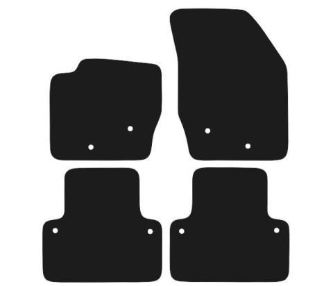 Dywaniki Welurowe do Volvo XC90 I 5 os. (2002-2014) Czarny Prestige Dywaniki Welurowe do Volvo XC90 I 5 os. (2002-2014) Czarny Prestige